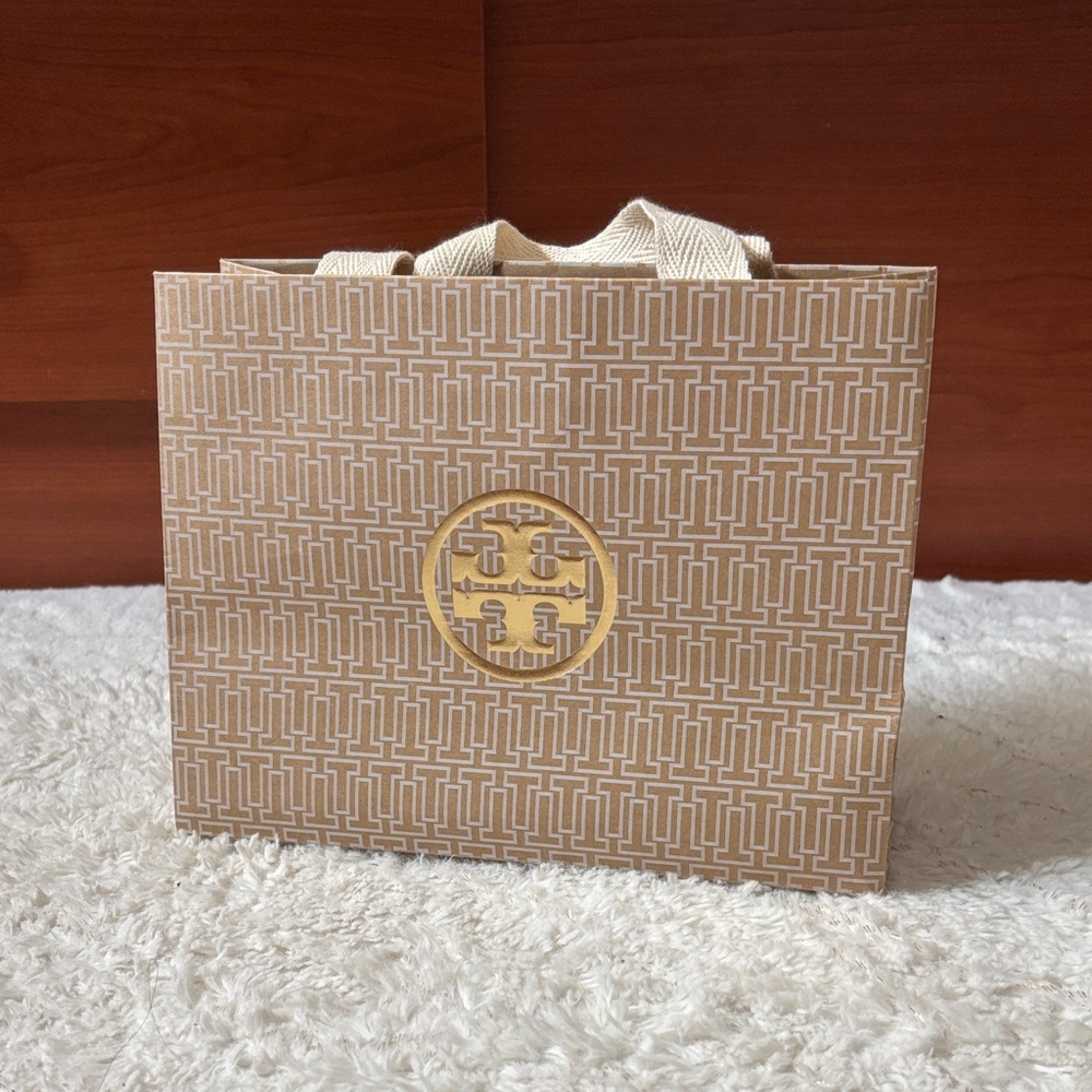 Tory Burch Tan Gift Bag